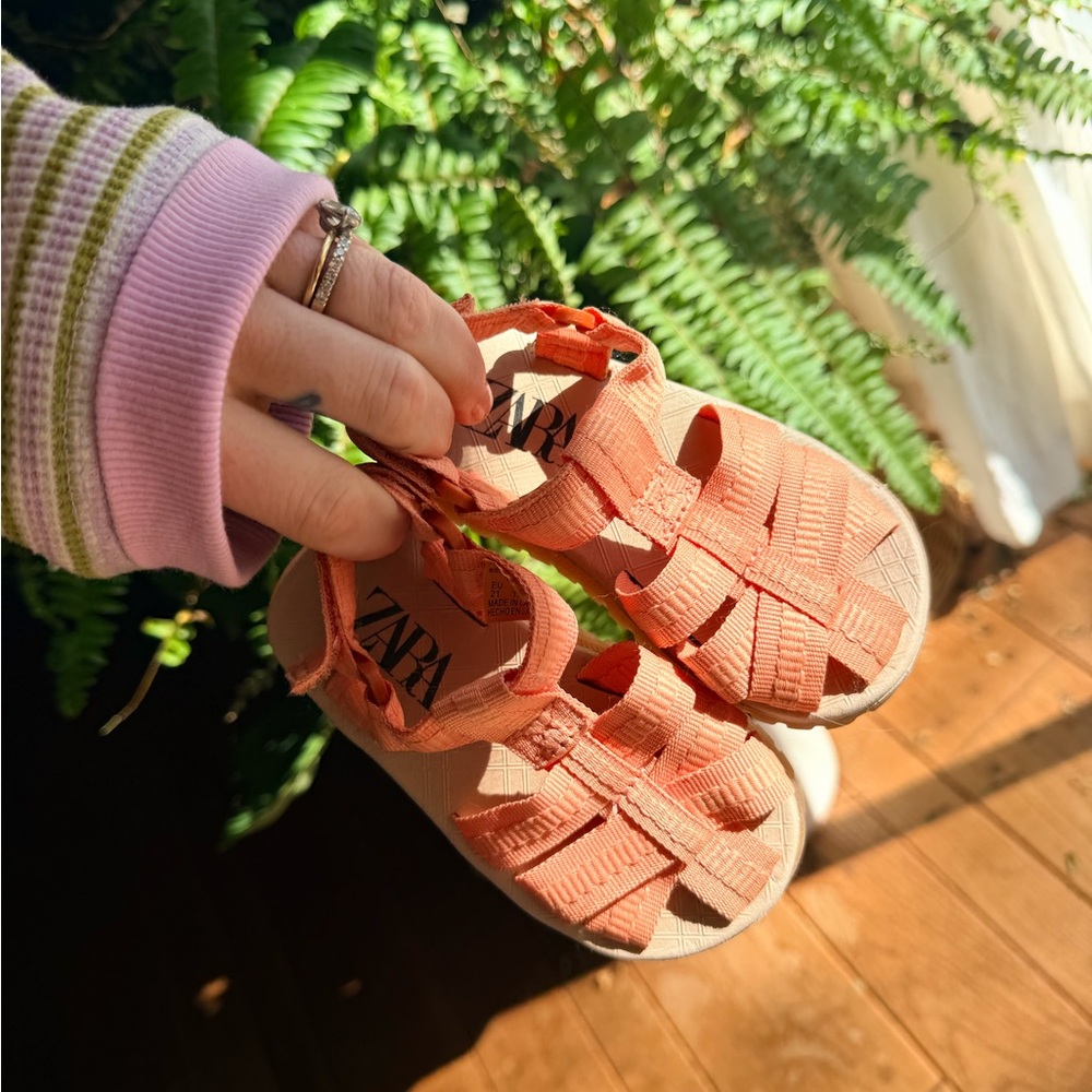 Zara Kids Coral Sandals
